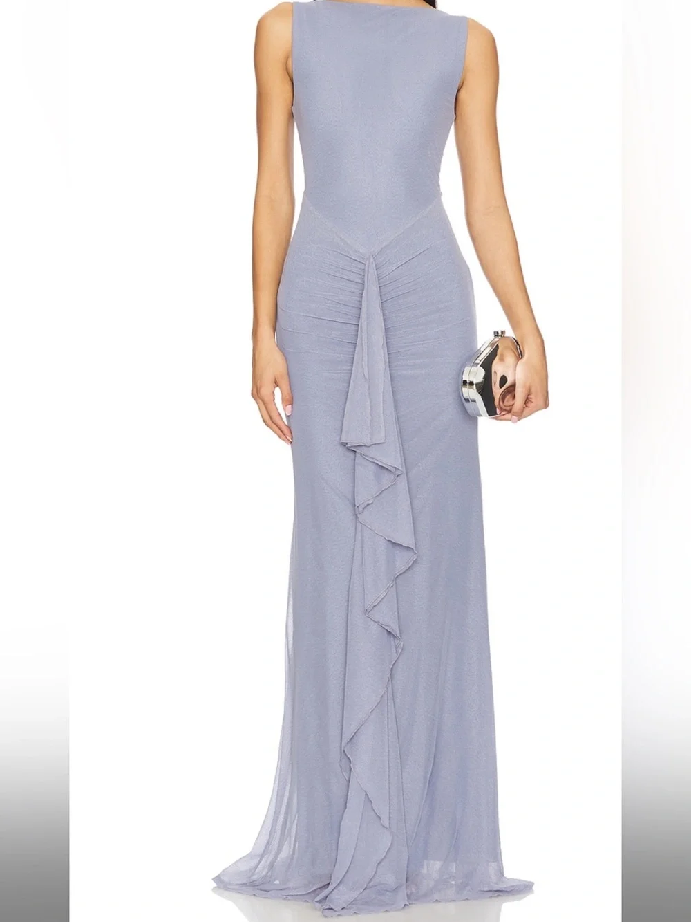 Lovers and Friends Ellie Maxi Dress in Dusk Blue - Picture 1 of 11